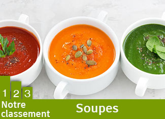 Classement des meilleures soupes